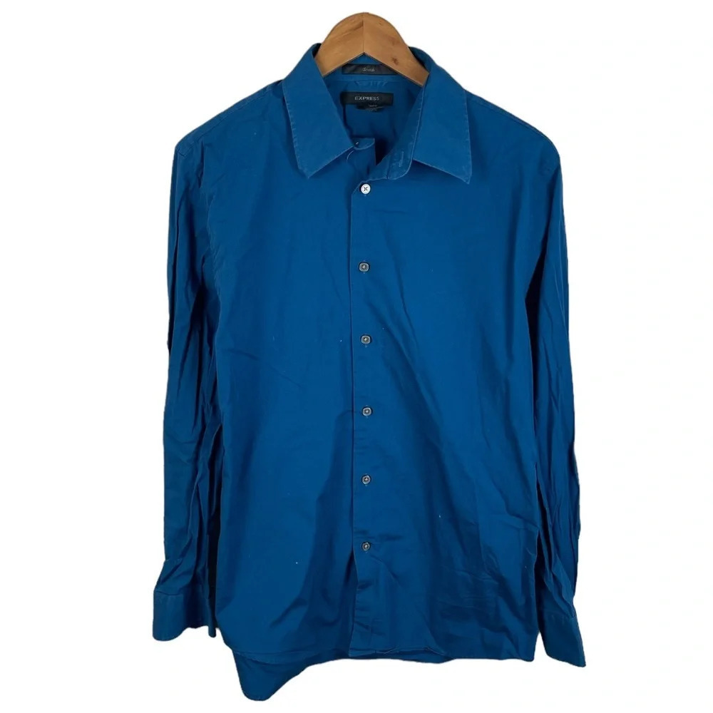 Bf1146 Mens Express Designer Stretch Casual Business Button Down Shirt L